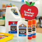 Elmer’s Scented Clear Glue Sticks, Safe and Nontoxic, Assorted Scents, 4 Count
