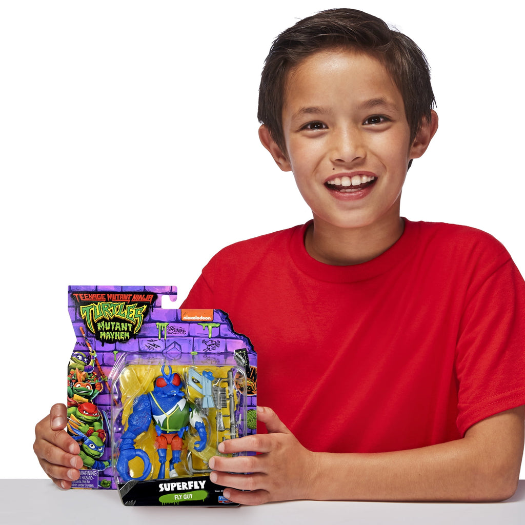 Teenage Mutant Ninja Turtles: Mutant Mayhem 3.75” Super Fly Basic Action Figure by Playmates Toys