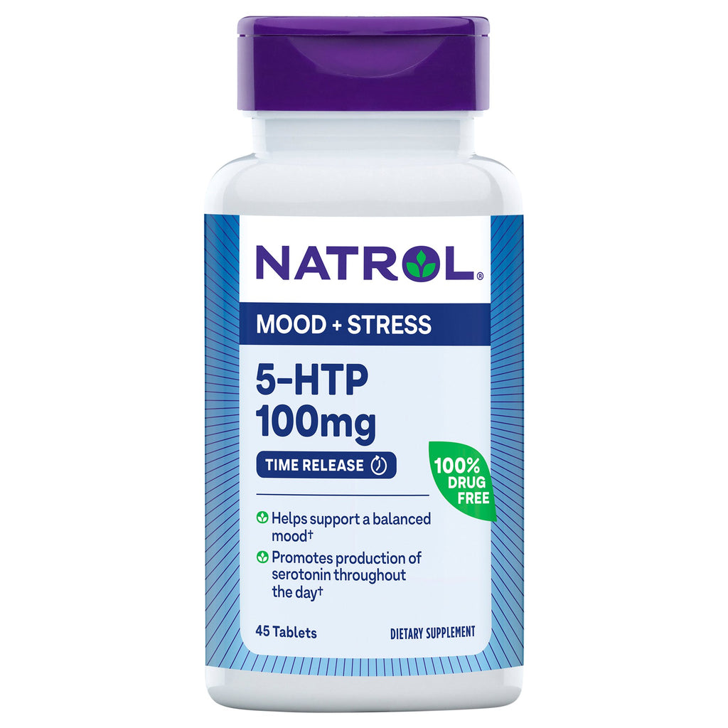 Natrol 5-HTP Time Release 100mg Tablets, 45 Ct EXP SEP30 26