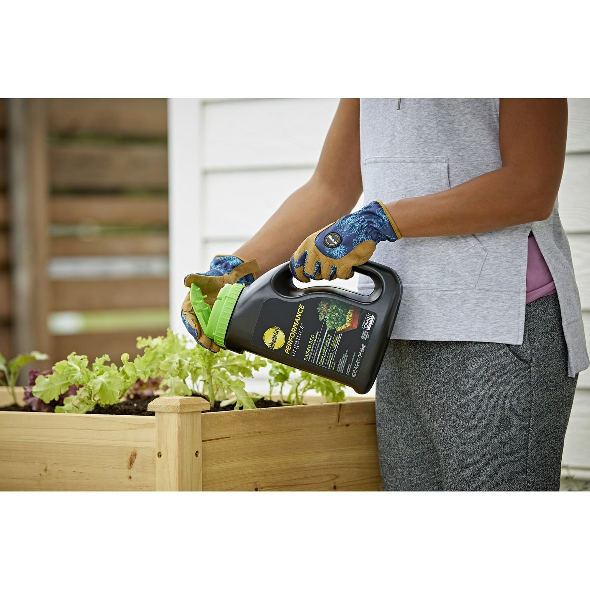 Miracle-Gro Performance Organics Raised Bed Plant Nutrition Granules, 2.5 lb