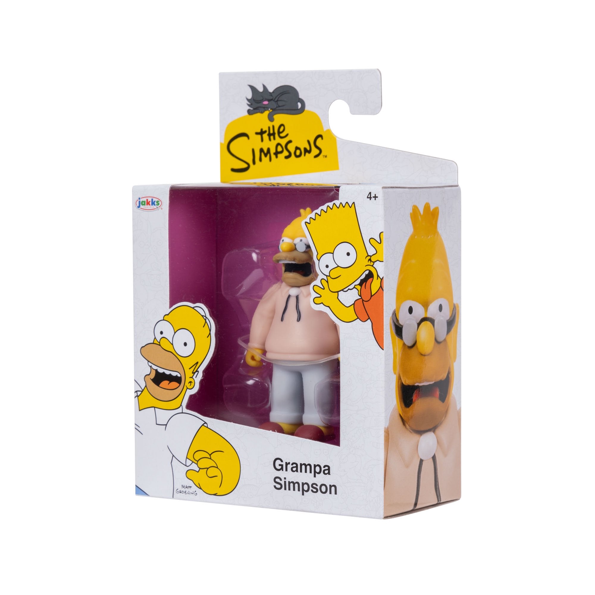 The Simpsons 2.5 inch Tall Scaled Collectible Grampa Simpson Action Figure for Child Ages 4+