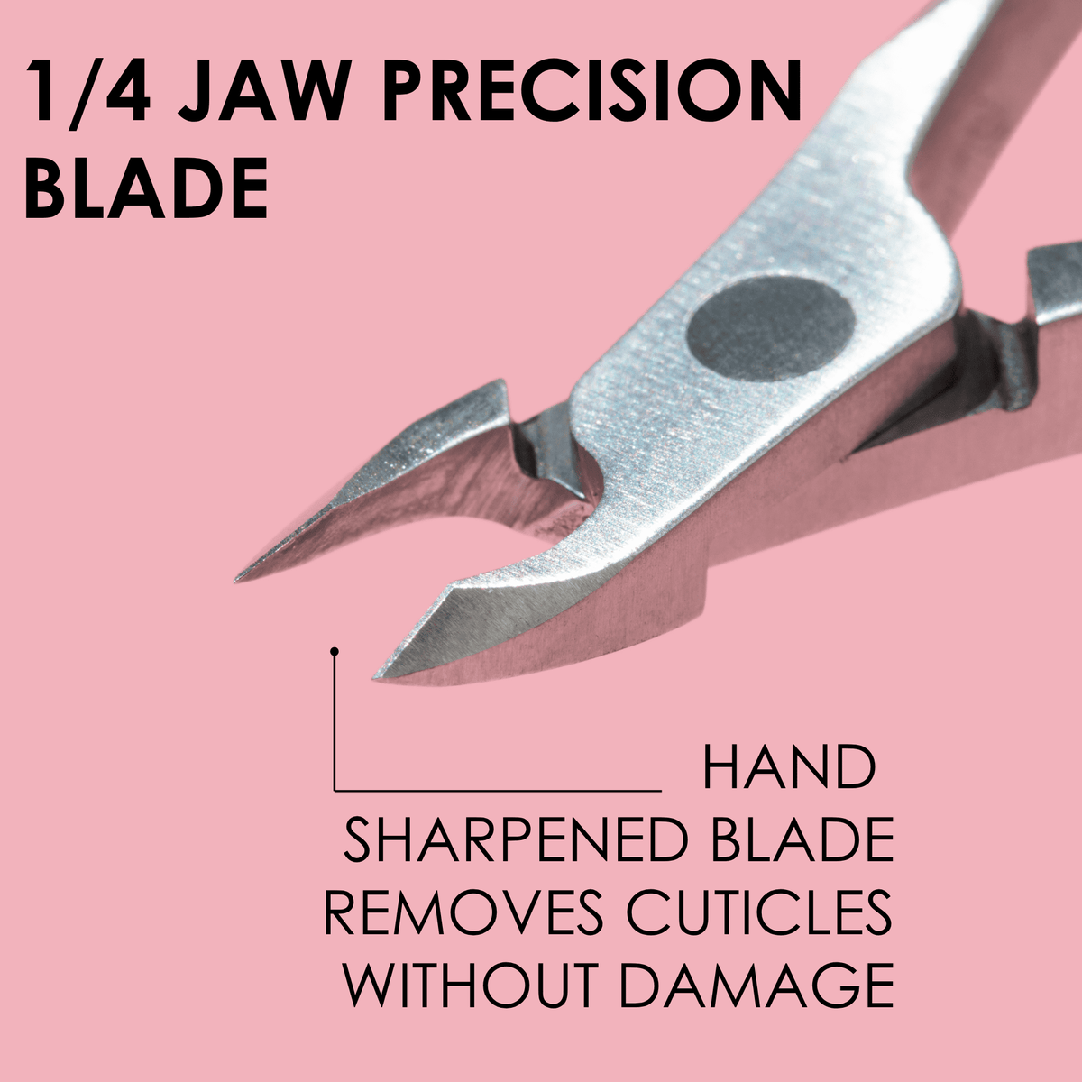 Japonesque Precision Cuticle Nipper and Cuticle Trimmer, Stainless Steel