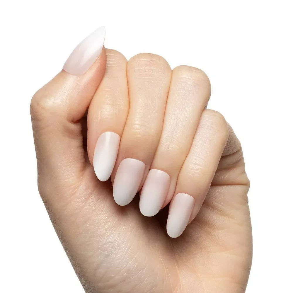 Olive & June Instant Mani Press-On Nails, Pure White Syrup