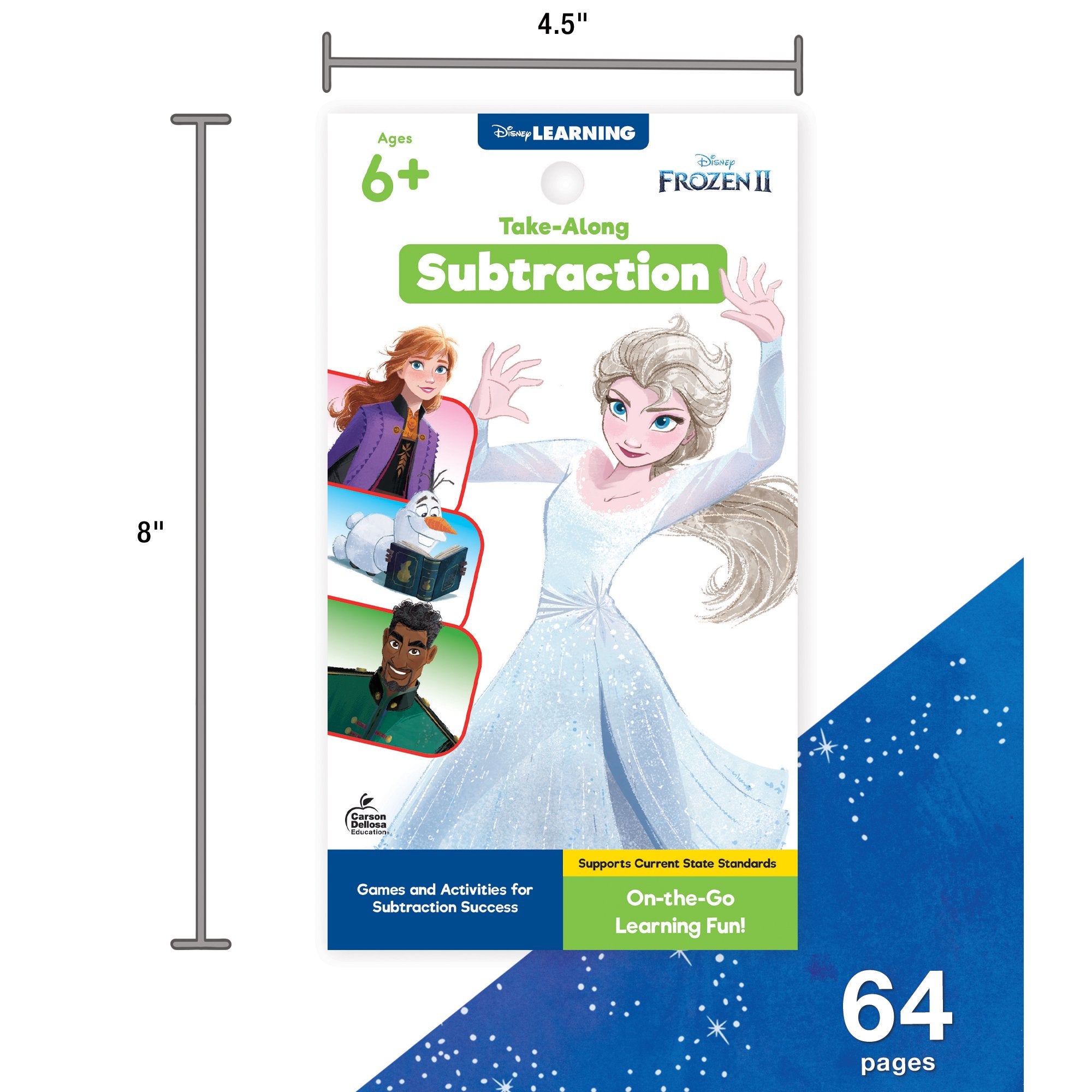 2 Pack SUBTRACTION DISNEY/PIXAR BOOKS