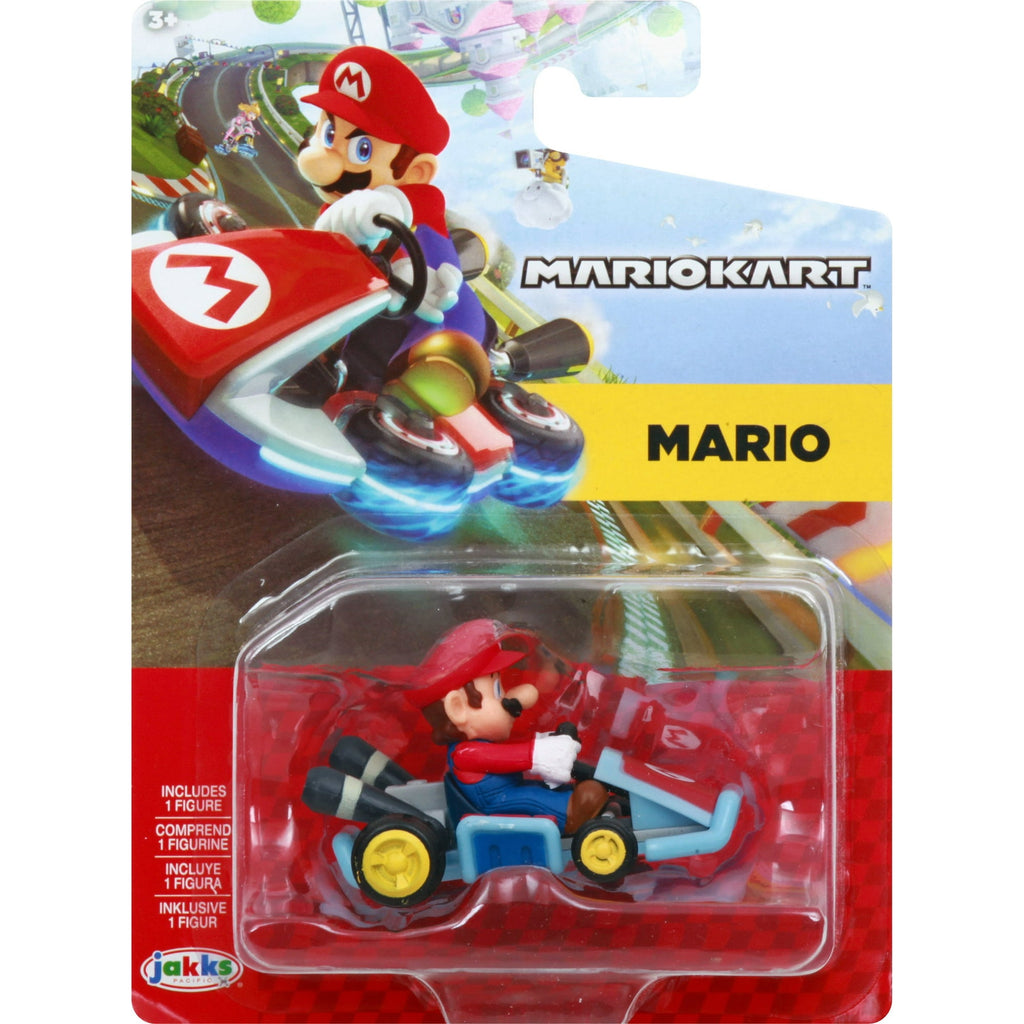 Jakks Pacific Mario Kart 8 World of Nintendo Mini Figure and Vehicle Race Car, Series 1-3