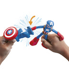 Play-Doh Marvel Captain America Stamping Shield Action Figure Super Hero Toy for Kids 4+