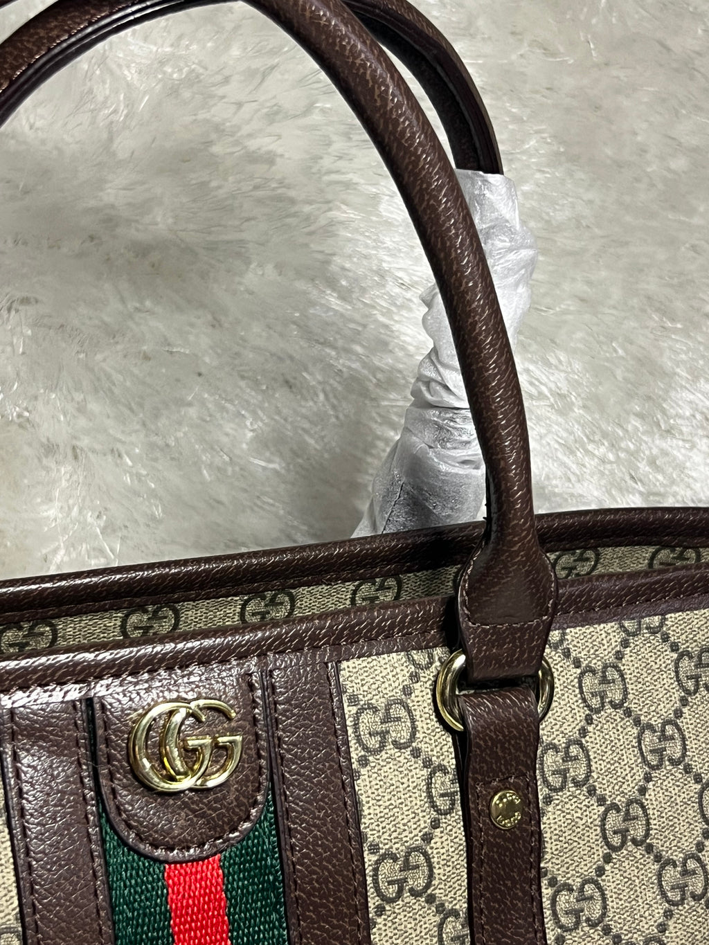 Medium Tote Dark Handbag GGG