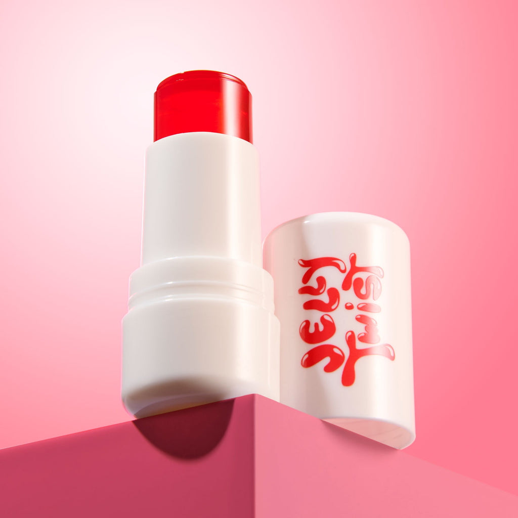 Lottie London Jelly Twist Coral Crush, Jelly Texture Blush & Lip Tint, 0.28 oz