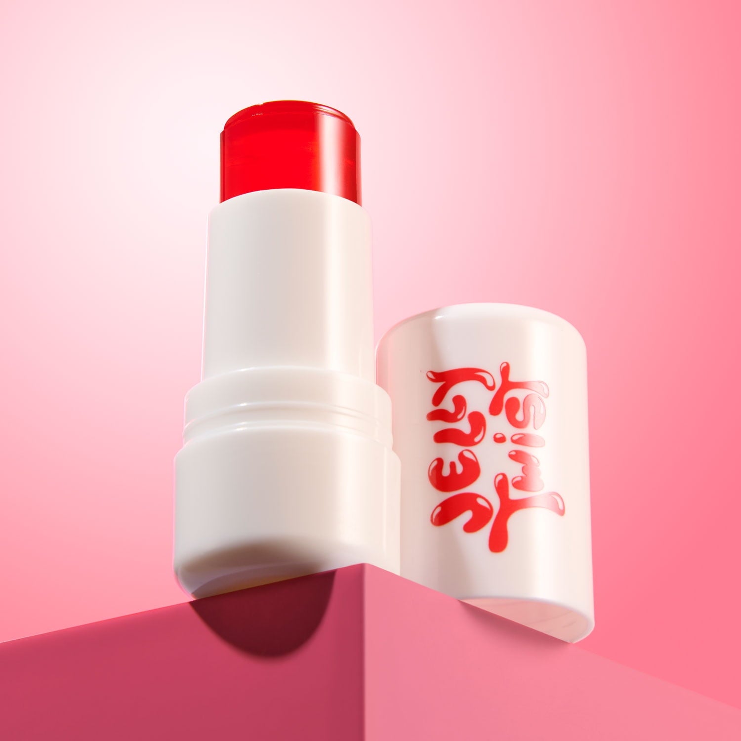 Lottie London Jelly Twist Coral Crush, Jelly Texture Blush & Lip Tint, 0.28 oz