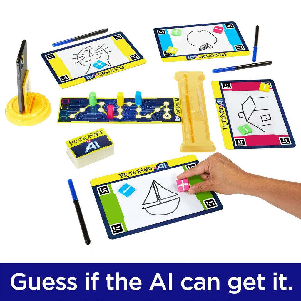 Pictionary Vs. AI Family Game for Kids and Adults and Game Night Using Artificial Intelligence