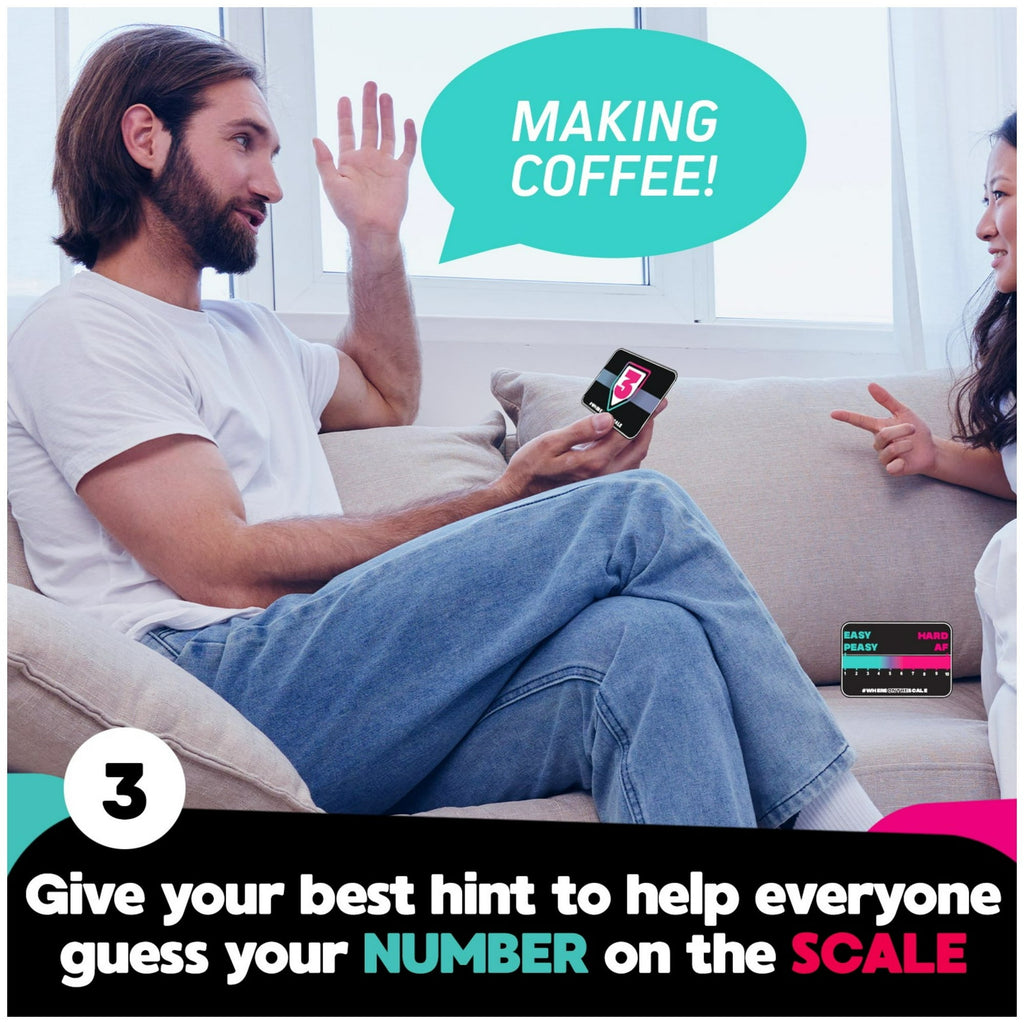 Spin Master Games, Where on The Scale, a Party Game of Extremes, for Ages 18+