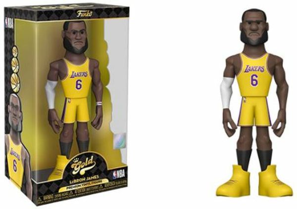 Lakers Gold LeBron James 12-Inch Premium Vinyl Figure