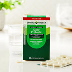 Spring Valley Daily Probiotic Delayed Release Capsules for Digestive Health, 4 Billion Live Cells, 60 Count