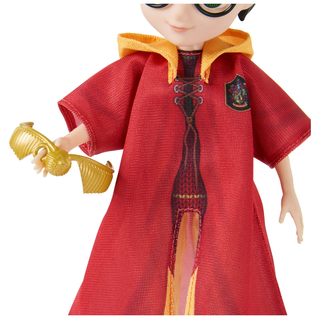Wizarding World, 8-inch Harry Potter Quidditch Collectible Doll Gift Set, for Ages 6+