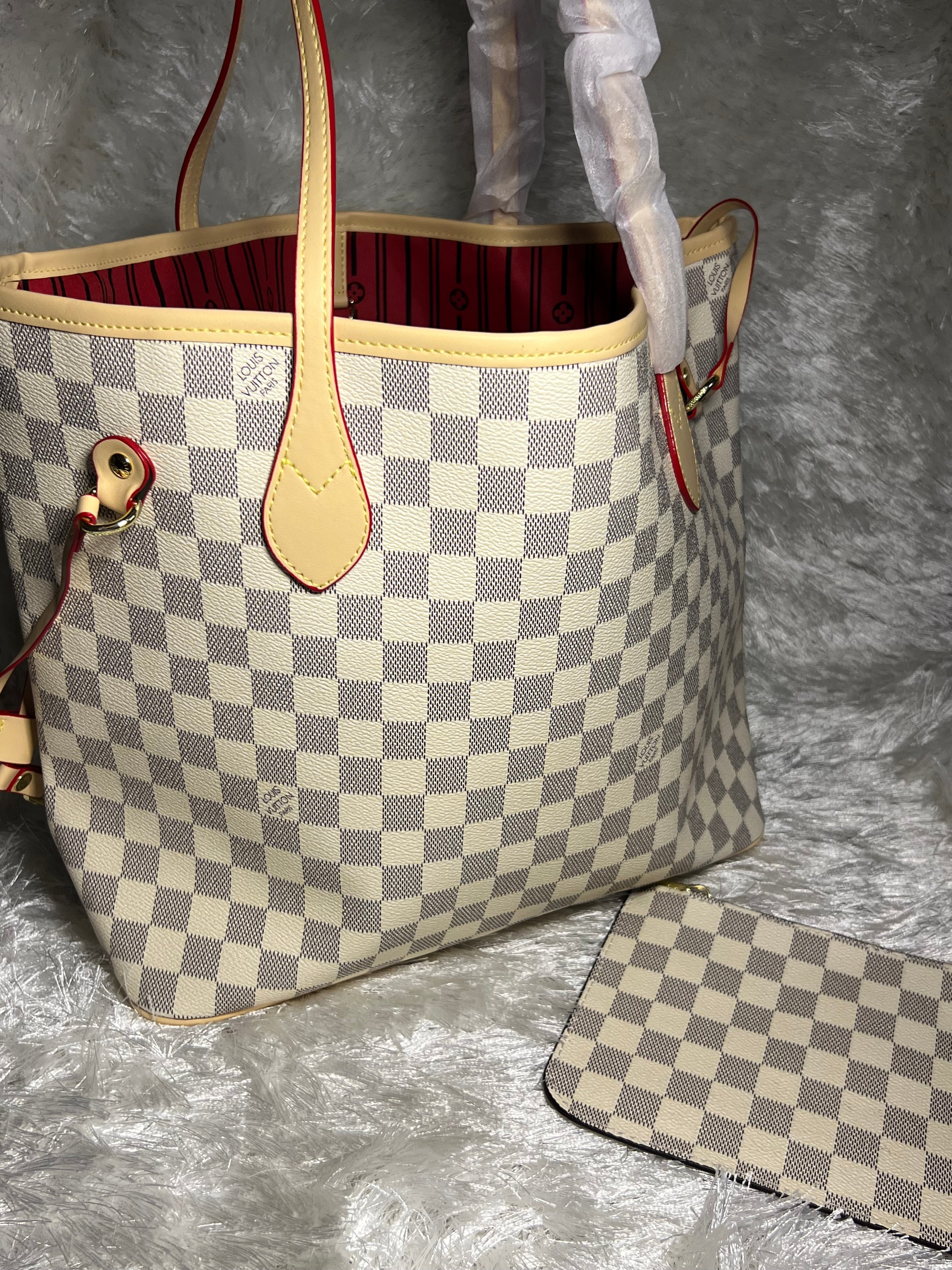 White LLVV Tote Bag