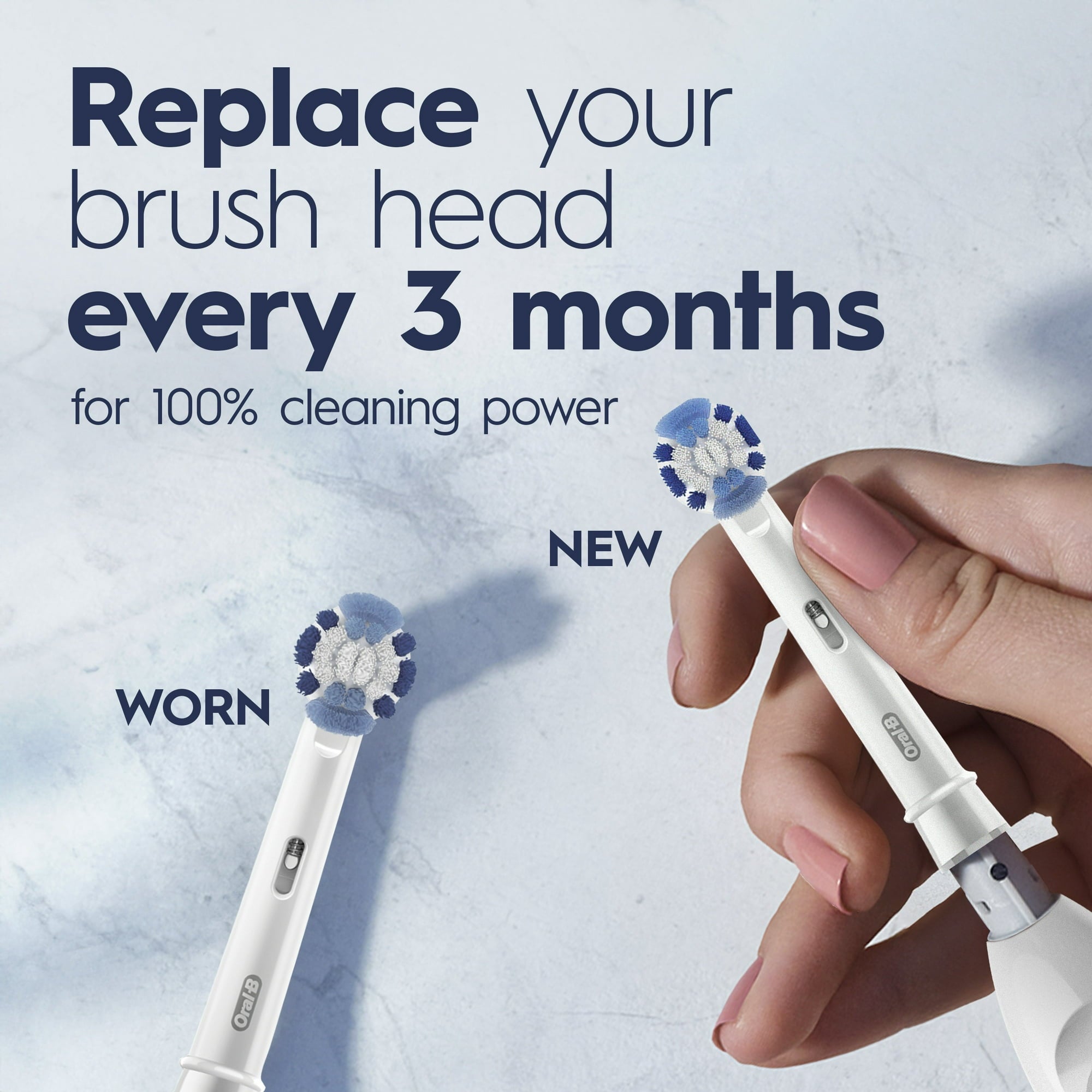 Oral-B Easy Clean Compact Head Battery Powered Electric Toothbrush, White, for Adults and Children 3+
