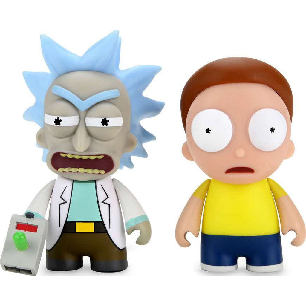 Rick & Morty - 3" Vinyl Figures - Rick w/ Raygun & Morty 2 Pack