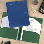 Five Star Stay-Put Plastic and Prong Folder, Pacific Blue