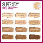 Maybelline Super Stay Powder Foundation Makeup, Full Coverage, 362 Truffle, 0.21 oz