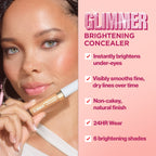 Revlon Glimmer Brightening Liquid Concealer, Buildable Coverage, 175, 0.3 fl oz