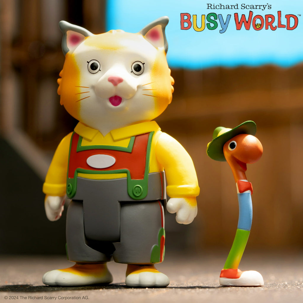 Super7 - Richard Scarry - Reaction Wv1 - Huckle Cat, Super7, Gifts