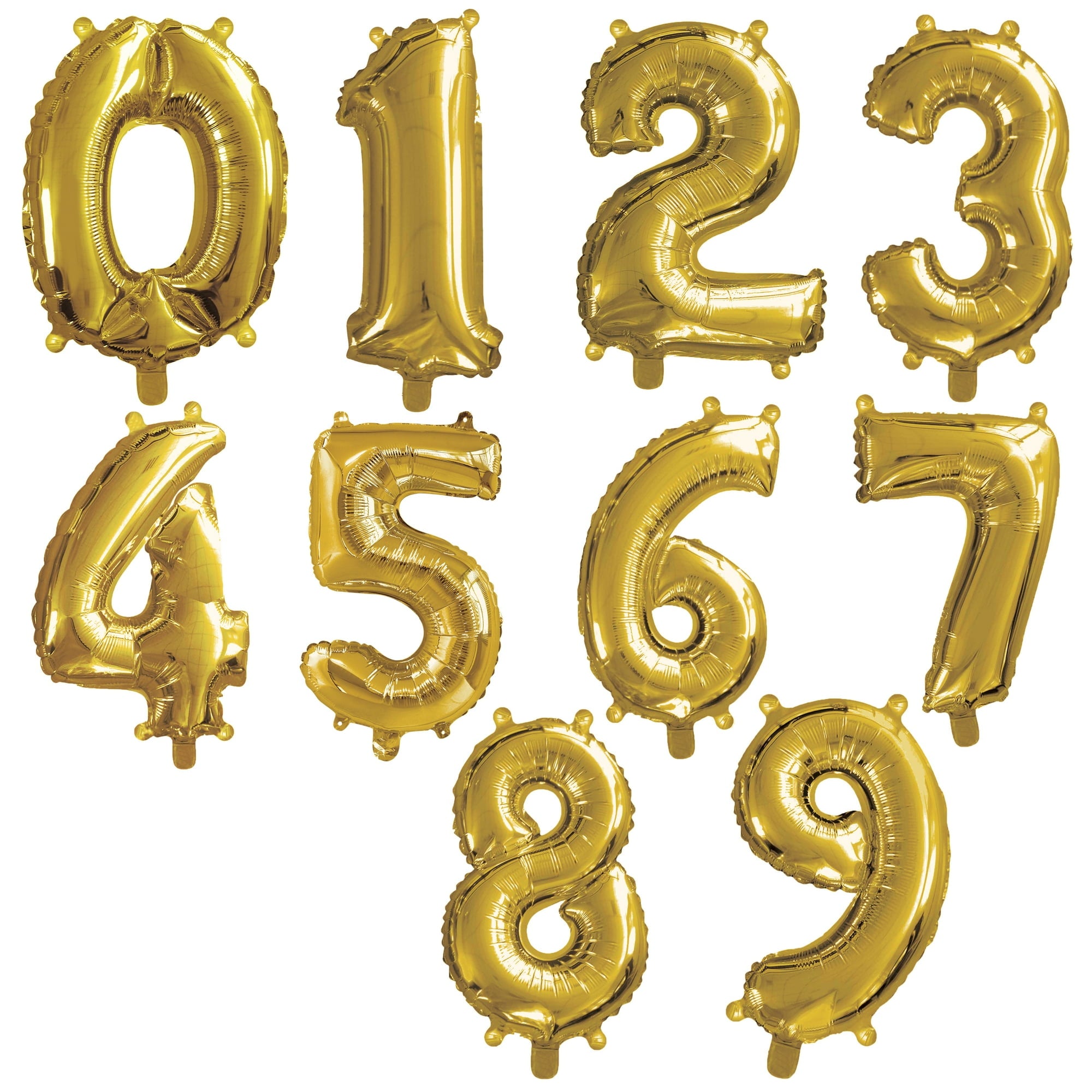Ways to Celebrate Air-Filled Balloon, Number 2, 16 inches, 1 count