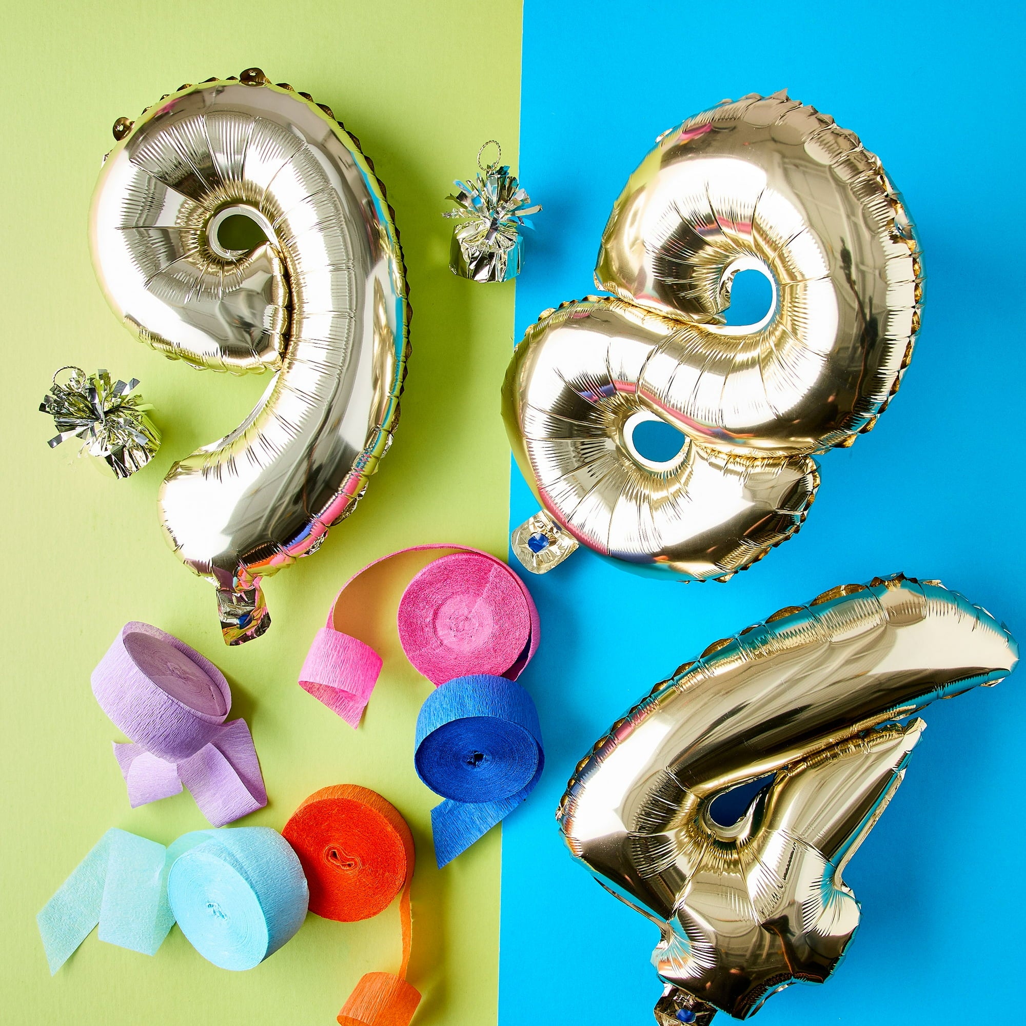 16" Gold Number 9 Foil Balloon, by Way To Celebrate