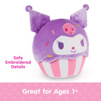 GUND Kuromi Cupcake Plush Toy, Premium Stuffed Animal, 8”