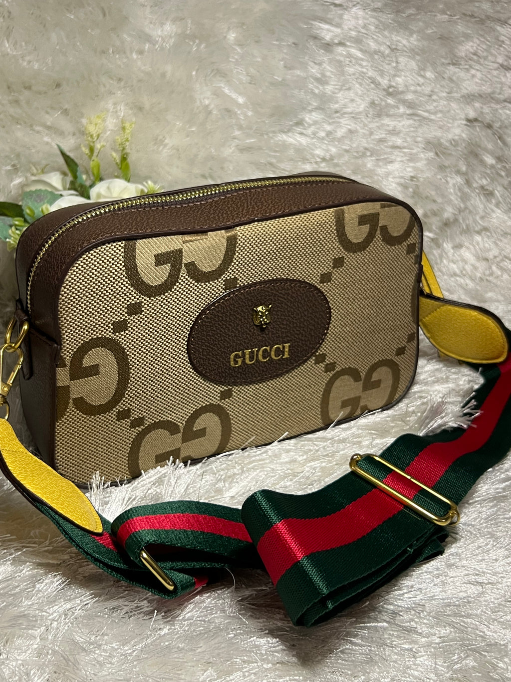 Big G Brown Bear handbag
