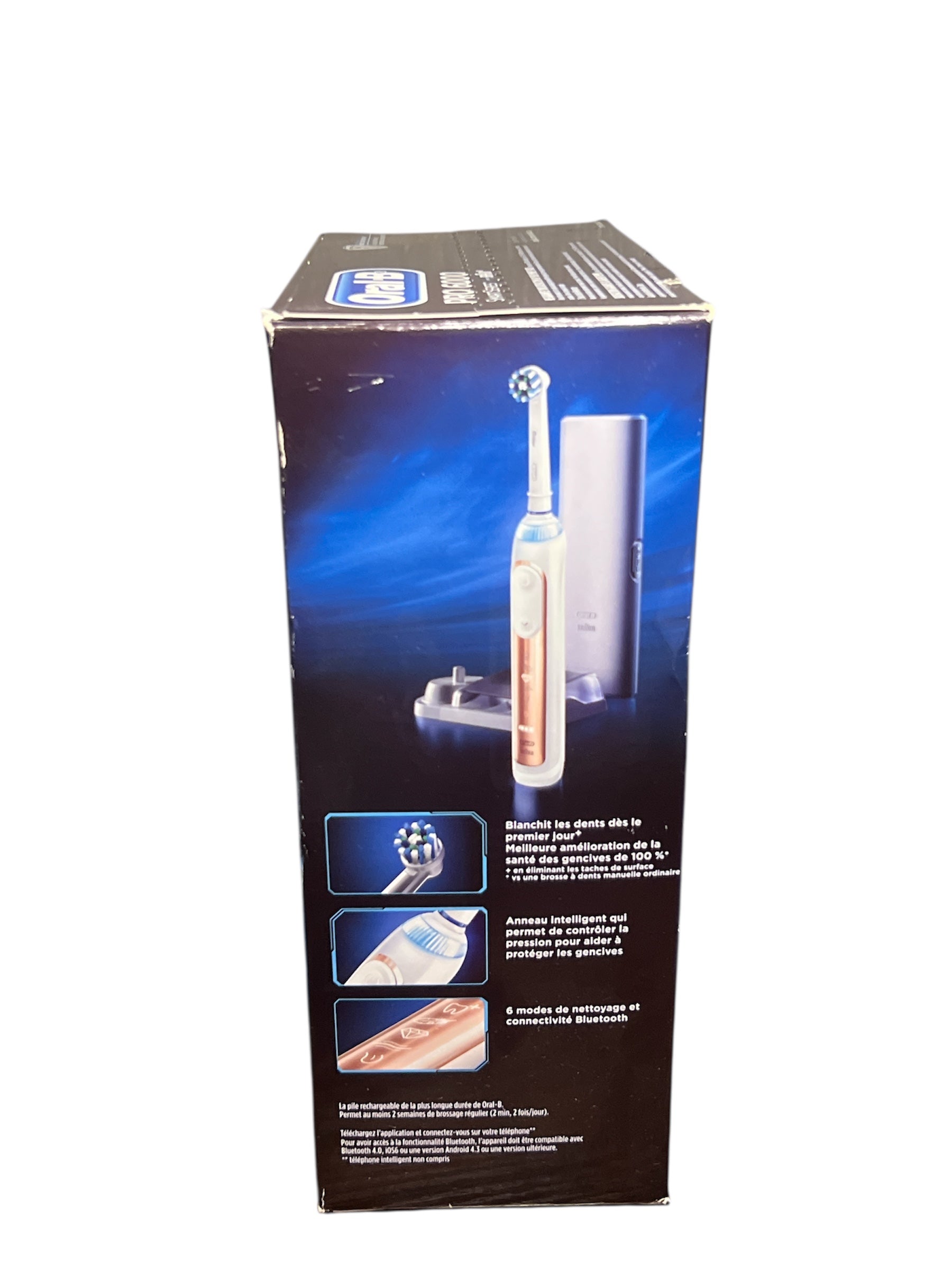 Oral-B Genius 6000 Rechargeable Toothbrush Rose Gold Damaged Box