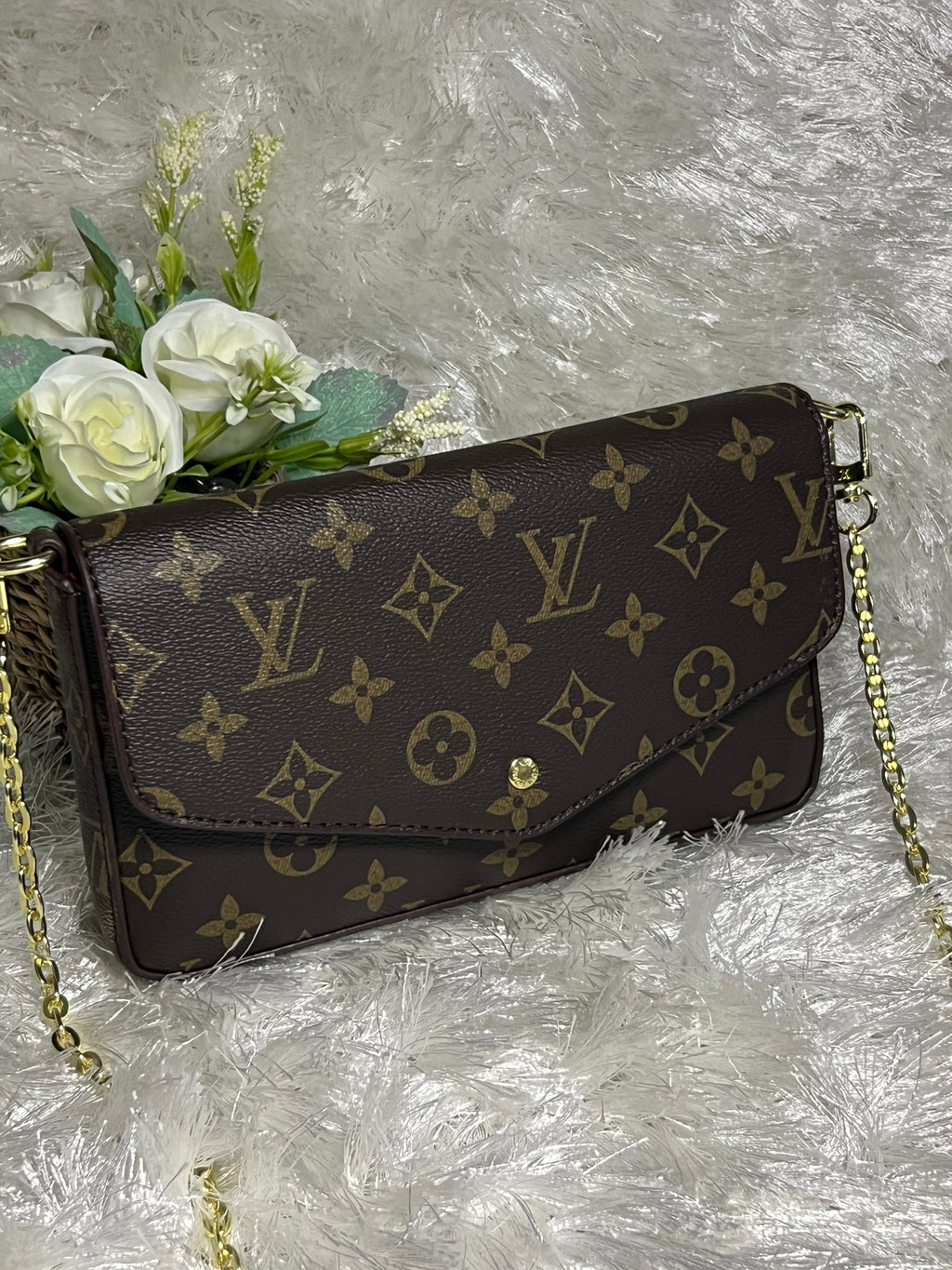 LVV Start Brown Handbag