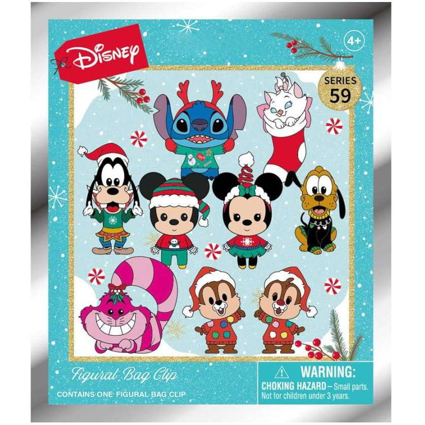 3D Figural Foam Bag Clip  Seasonal Series 59 Mystery Pack (1 RANDOM Figure)