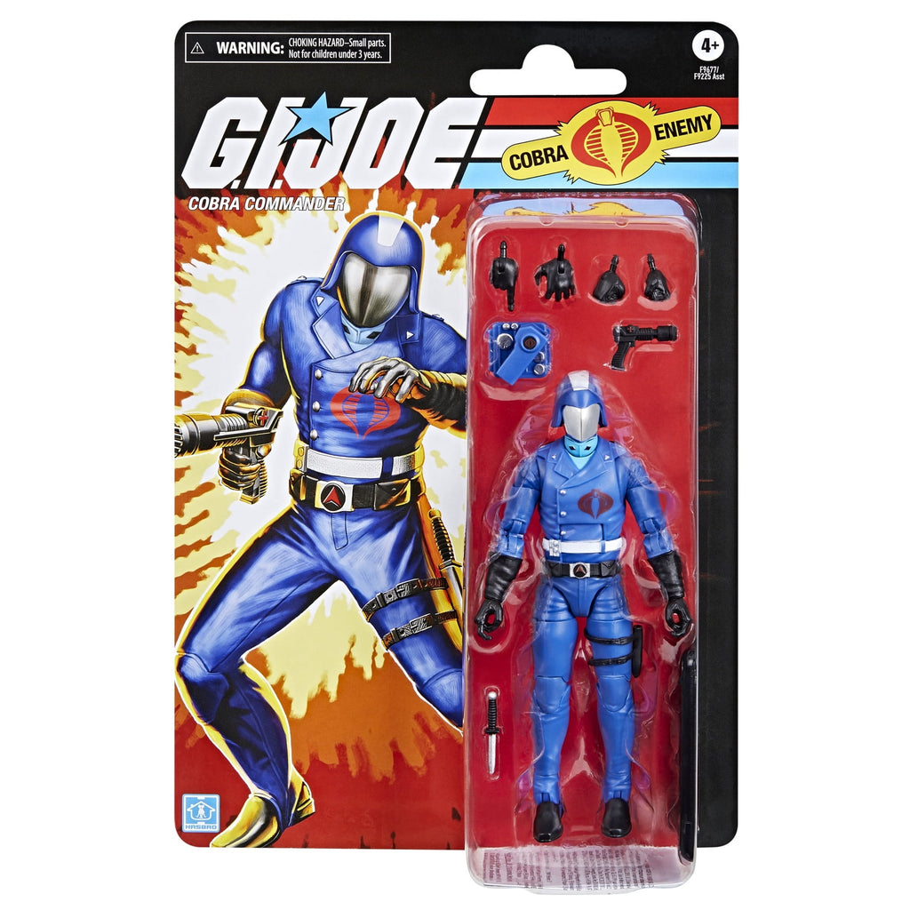 G.I. Joe Classified Series Retro Cardback, Cobra Commander, 6” Action Figure