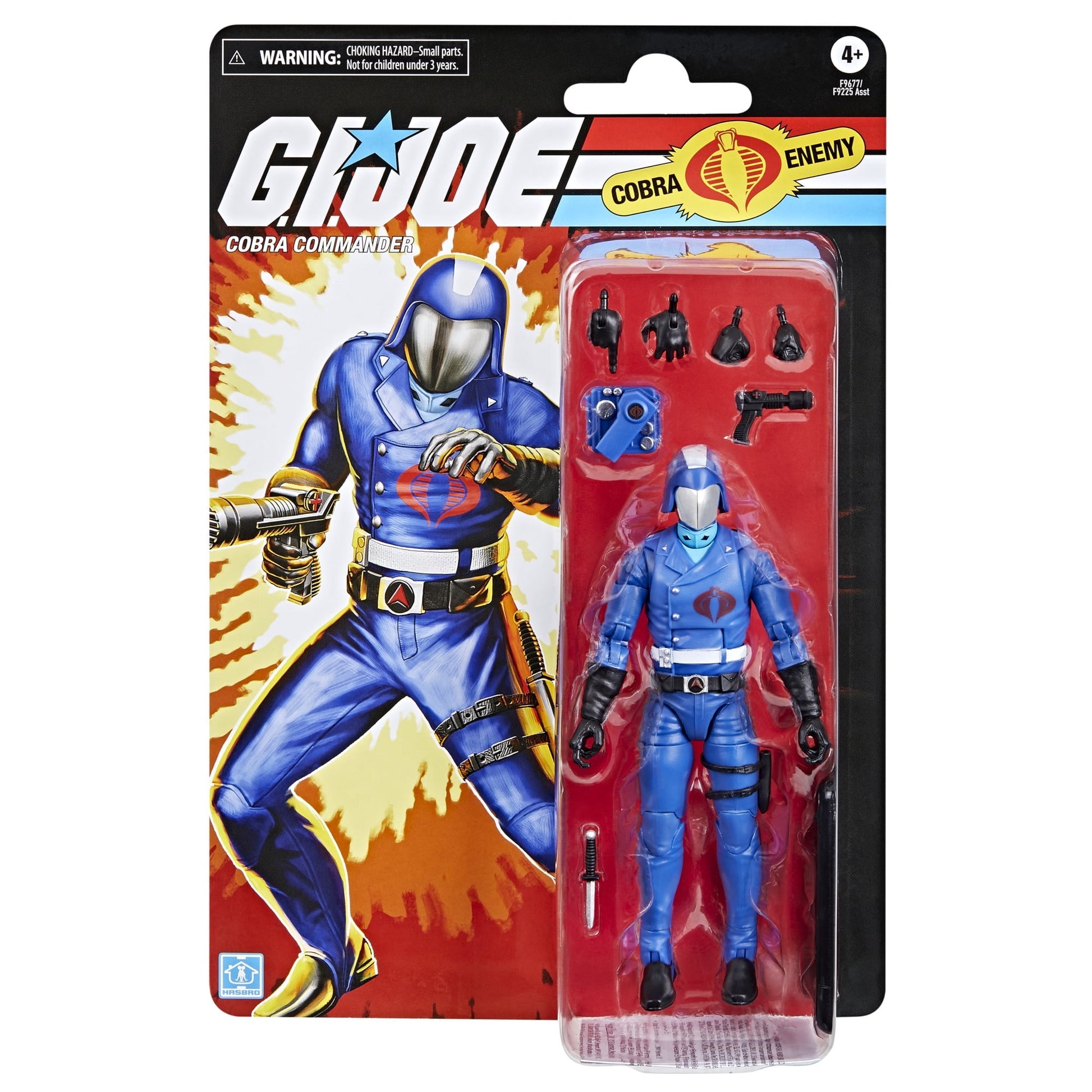 G.I. Joe Classified Series Retro Cardback, Cobra Commander, 6” Action Figure