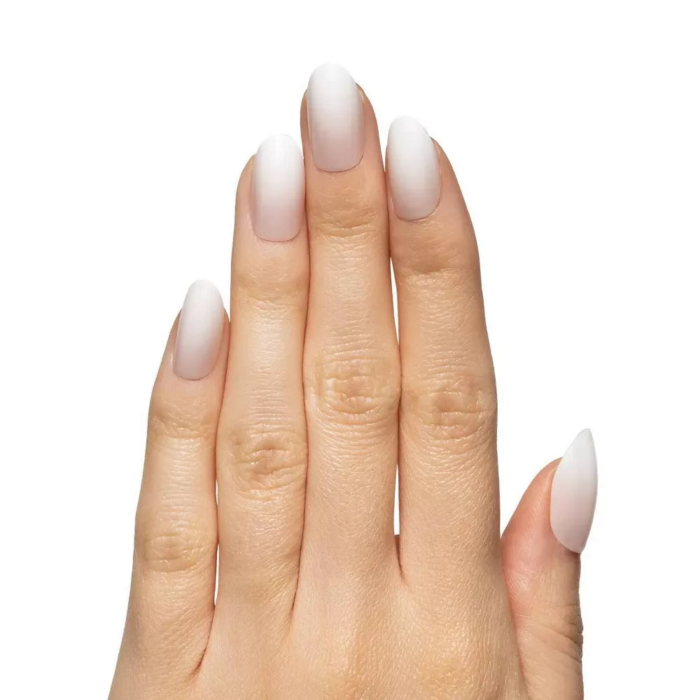 Olive & June Instant Mani Press-On Nails, Pure White Syrup