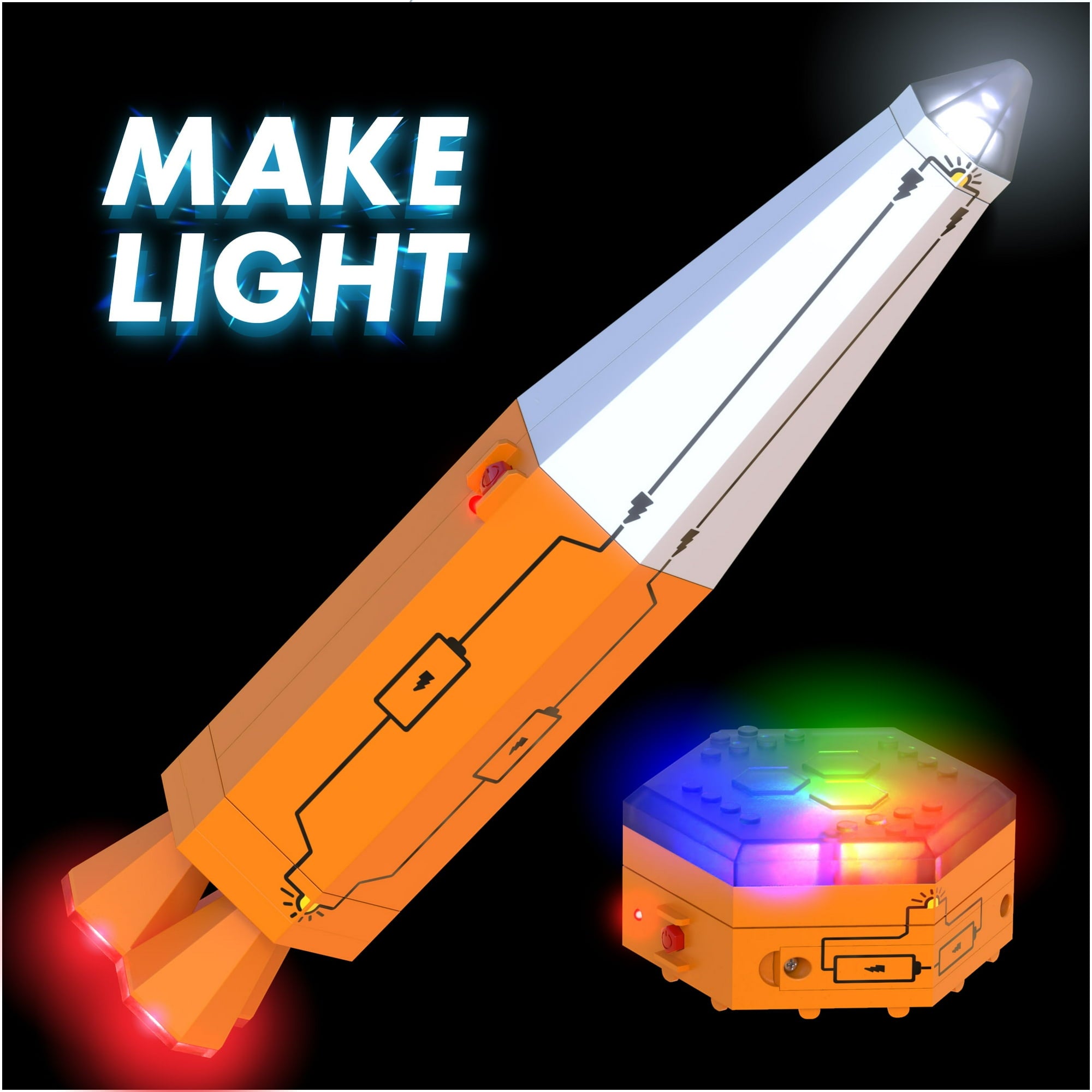 Educational Insights Circuit Explorer Space Rocket STEM Building Set for Kids Ages 6+