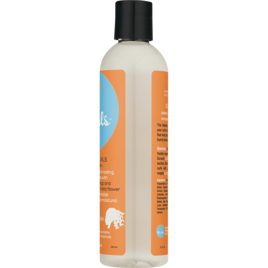 Curls Curls Botanical Gelle, 8 oz Curls Goddess Botanical Holding Frizz Fighting Moisturizing Styling Gel