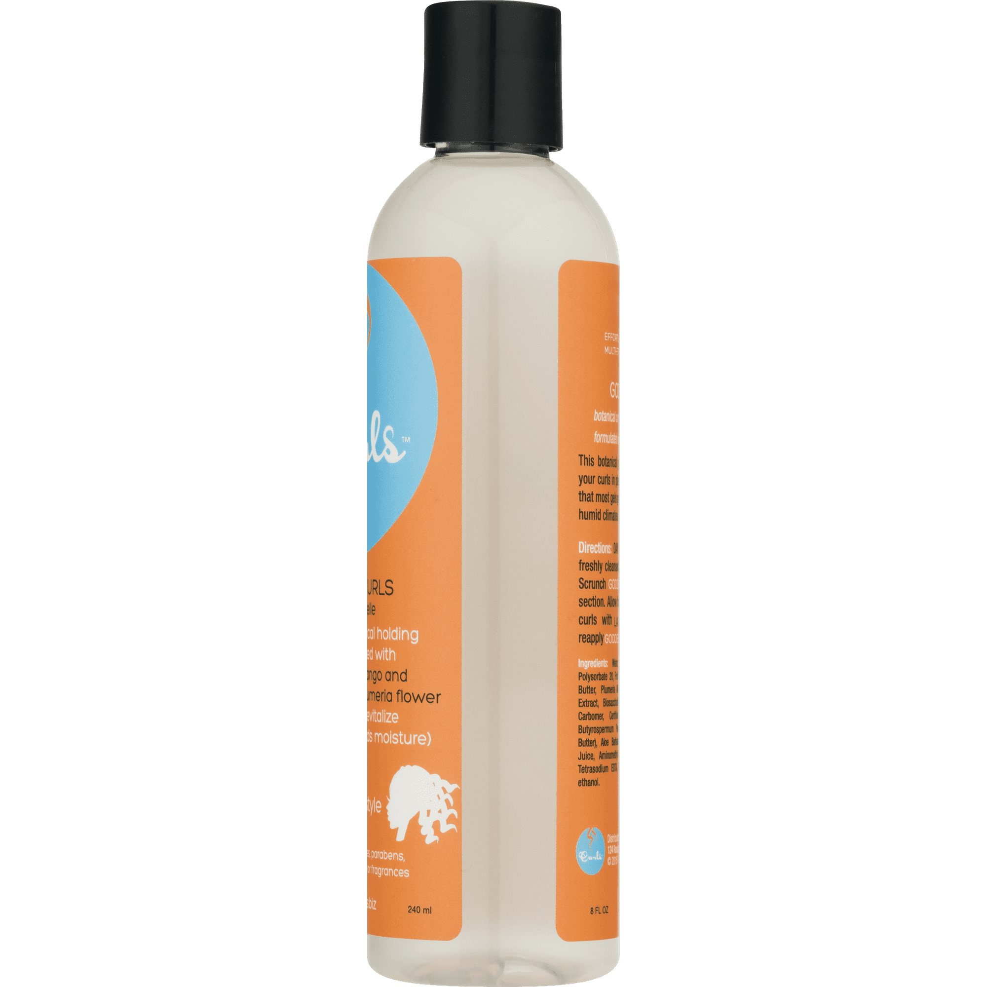 Curls Curls Botanical Gelle, 8 oz Curls Goddess Botanical Holding Frizz Fighting Moisturizing Styling Gel