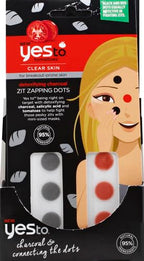 Yes To Tomatoes Detoxifying Charcoal Zit Zapping Dots | 24 Zit Patches | Paraben & Cruelty-Free | Pimple Patches for Blemish Prone Skin (package may be different)