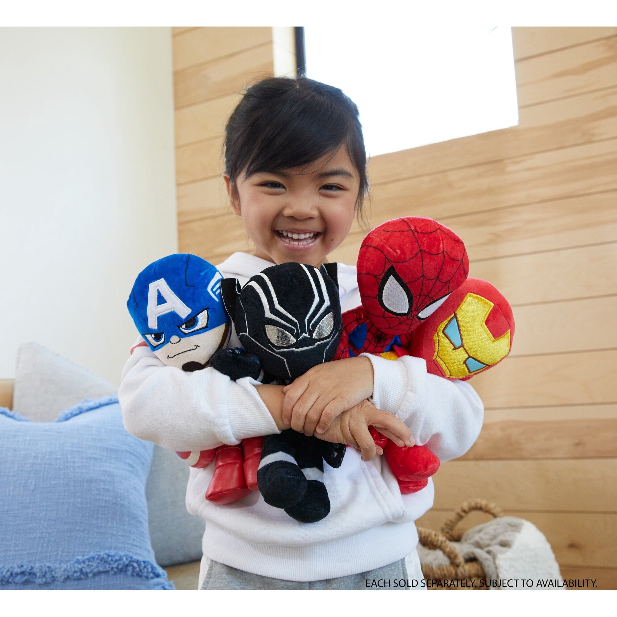 Marvel Plush Character, 8-inch Ironman Super Hero Soft Doll for Ages 3 Years Old & up