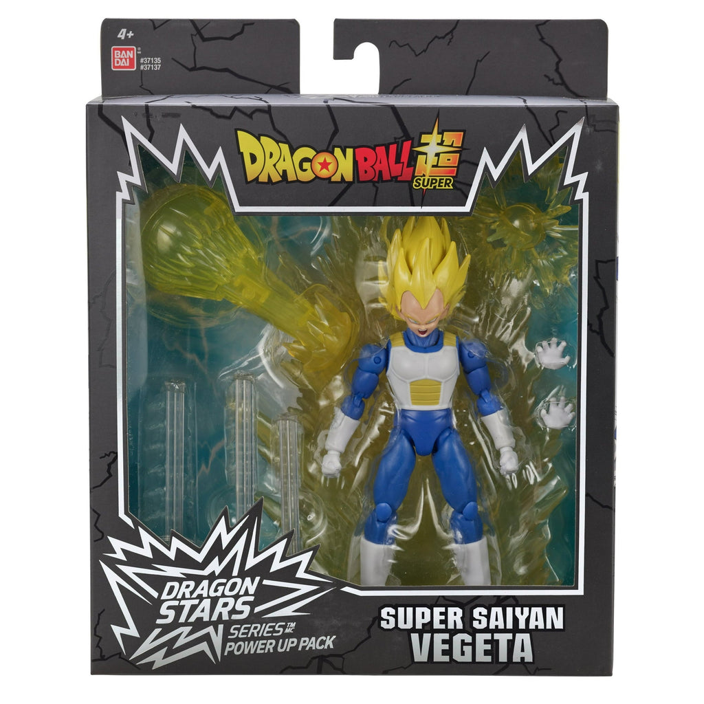 Dragon Stars Series - Dragon Ball Super - Super Saiyan Vegeta, Power Up Pack 6.5" Action Figure Set