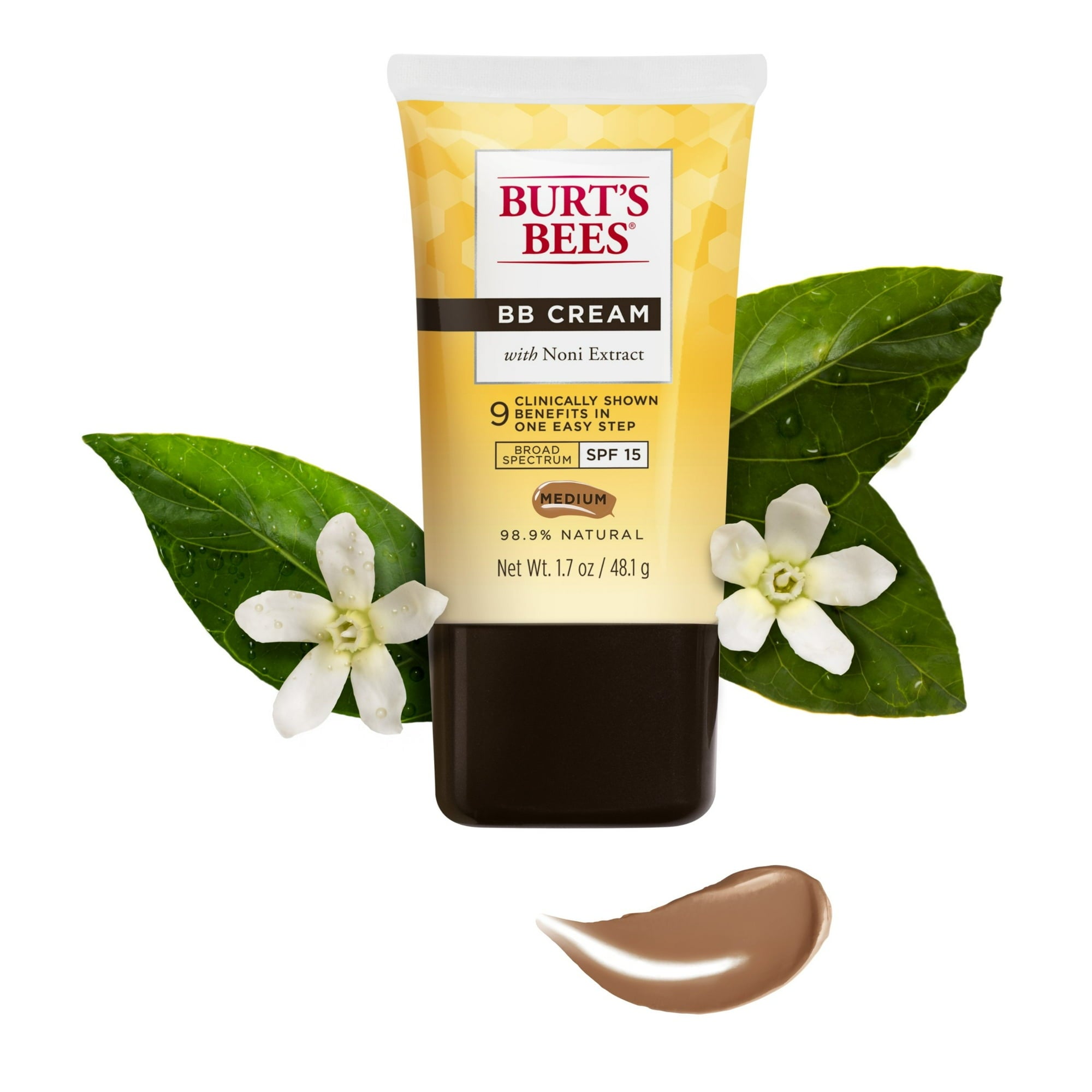 3 Burt's Bees BB Cream, SPF 15, Light / Medium, 1.7 oz EXP MAR25