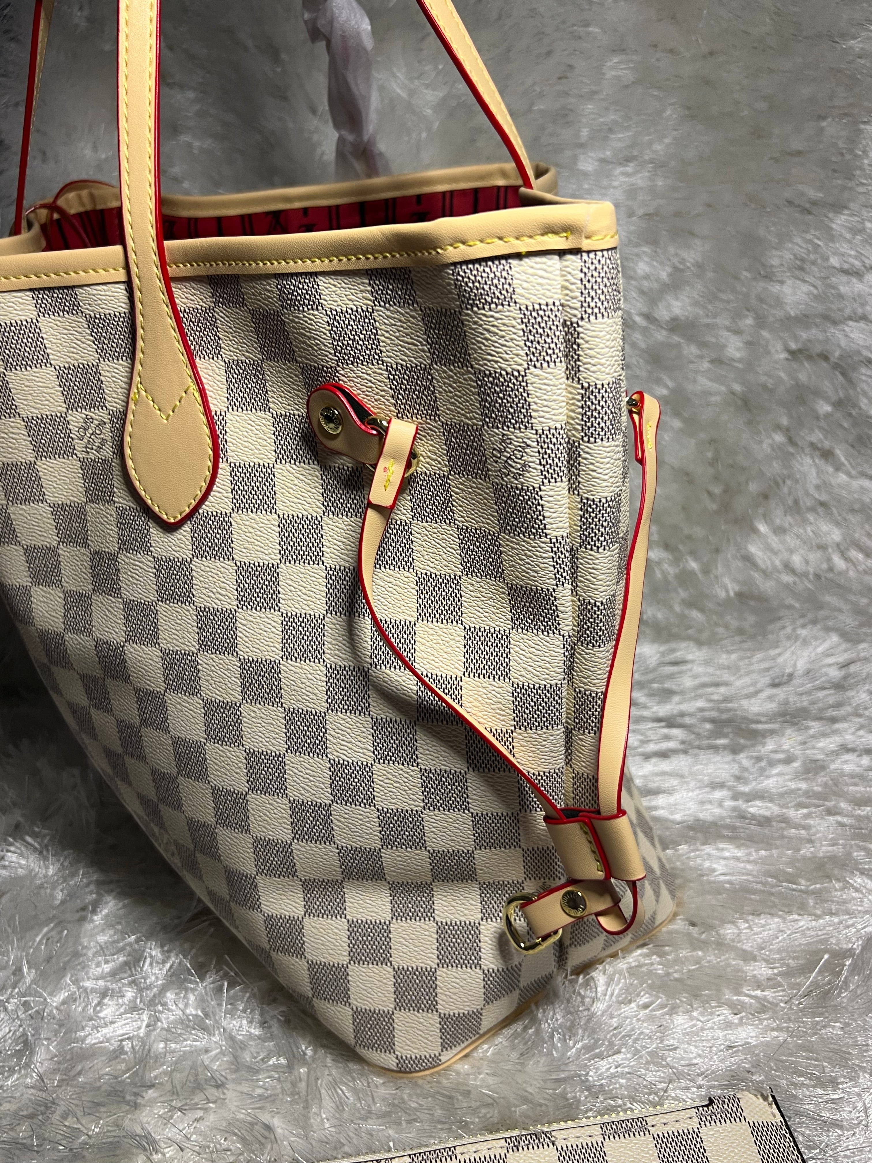 White LLVV Tote Bag