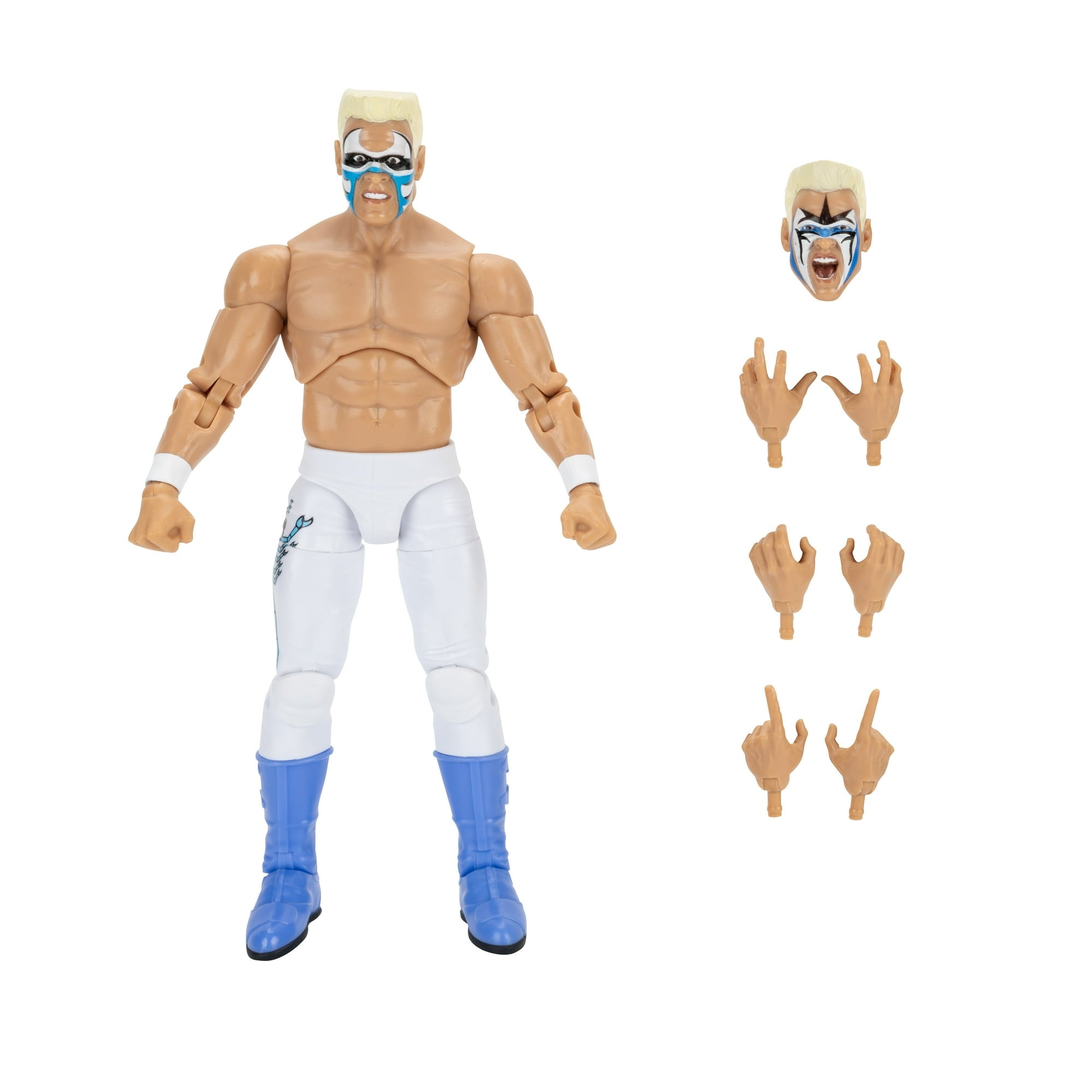 AEW Unmatched Luminaries Sting - 6 inch Figure with Alternate Head and Six Alternate Hands