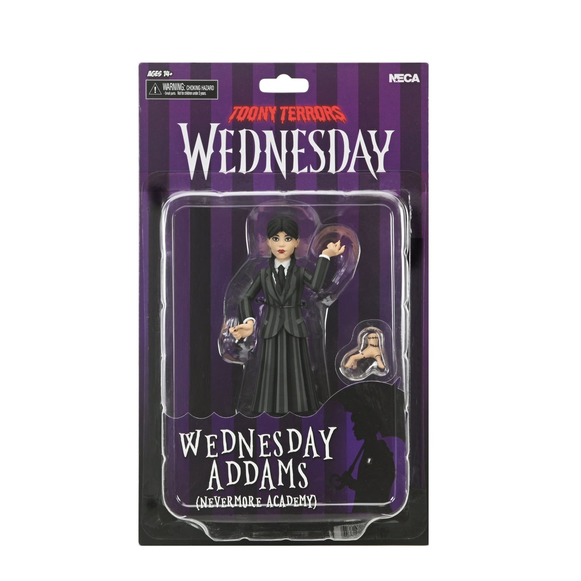 NECA Collectible Adult Wednesday Adams Action Figures, Plastic Multi, 3.00" x 4.00" x 7.00"