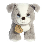 Aurora - Small Gray Precious Moments - 9" Winston Terrier - Adorable Stuffed Animal