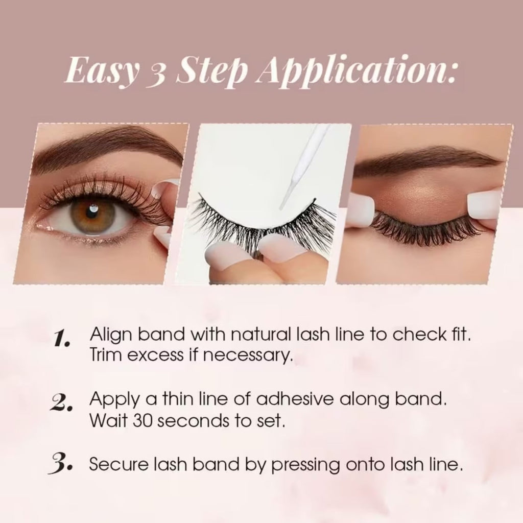 DUO Nourish False Eyelash Adhesive Brush-On Glue, Clear, 0.17 oz