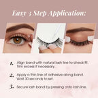 DUO Nourish False Eyelash Adhesive Brush-On Glue, Clear, 0.17 oz