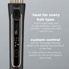InfinitiPro by Conair Cool Air Styler 1.5" Ceramic Multi Functional Iron, Black, CD2112