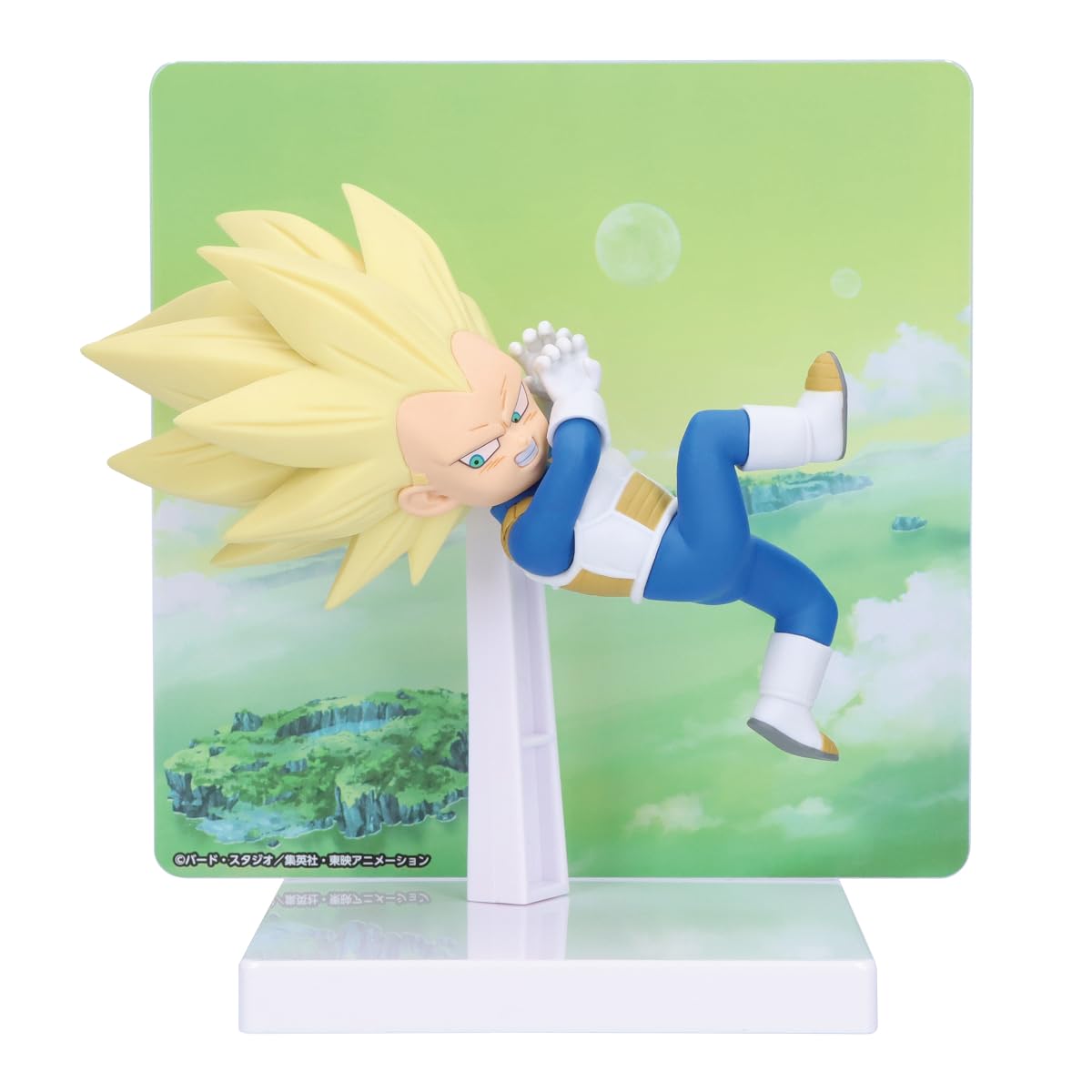 Banpresto - Dragon Ball DAIMA - Super Saiyan 3 Vegeta with Panel (mini), Figure